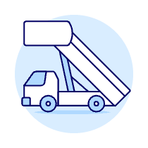 Stair Truck Illustration from UX Duotone Set