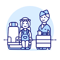 Air Crew Trolley 2 Illustration from UX Duotone Set