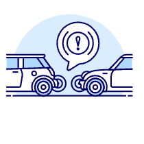 Car Bump Security System Illustration from UX Duotone Set