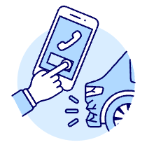 Insurance Call 1 Illustration from UX Duotone Set