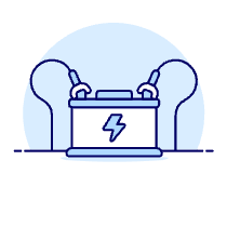 Car Battery Illustration from UX Duotone Set