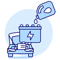 Car Battery Refill Illustration from UX Duotone Set