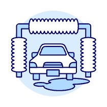 Car Wash Illustration from UX Duotone Set