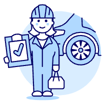 Car Check Service 4 Illustration from UX Duotone Set