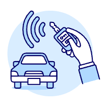 Car Key Control 1 Illustration from UX Duotone Set