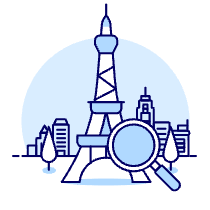 Landmark Info Illustration from UX Duotone Set