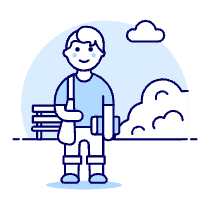 Student 1 Illustration from UX Duotone Set