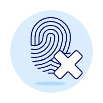 Fingerprint Fail Illustration from UX Duotone Set