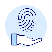 Fingerprint Share 1 Illustration from UX Duotone Set