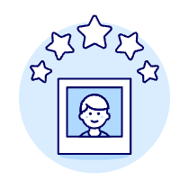 Avatar Frame Star 2 Illustration from UX Duotone Set