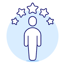 Avatar Neutral Star Illustration from UX Duotone Set