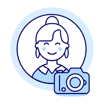 Photographer 5 Illustration from UX Duotone Set