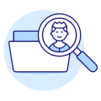 Folder Search 1 Illustration from UX Duotone Set