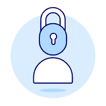 Avatar Neutral Lock 1 Illustration from UX Duotone Set