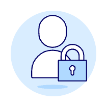 Avatar Neutral Lock 2 Illustration from UX Duotone Set
