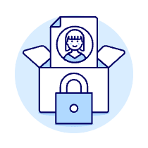 Document Box Lock 4 Illustration from UX Duotone Set