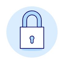 Padlock Square Illustration from UX Duotone Set
