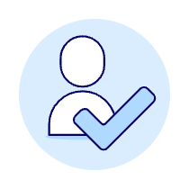 Avatar Neutral Check Illustration from UX Duotone Set