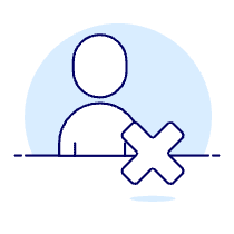 Avatar Neutral Remove 2 Illustration from UX Duotone Set