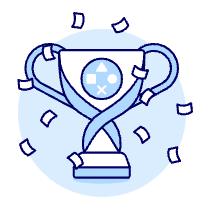 Games Trophy 1 Illustration from UX Duotone Set