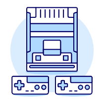 Famicom Consoles 1 Illustration from UX Duotone Set