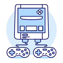 Game Consoles 4 Illustration from UX Duotone Set