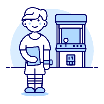 Game Arcade 2 Illustration from UX Duotone Set