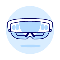 Video Camera Glasses 3 Illustration from UX Duotone Set