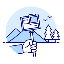 Video Gopro Advanture Illustration from UX Duotone Set