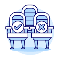 Seat Movie Reservation Illustration from UX Duotone Set