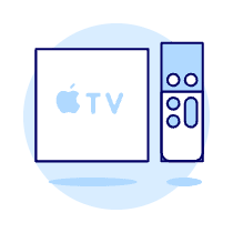 Devices Apple Tv 3 Illustration from UX Duotone Set