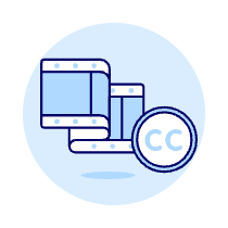 Video Cc Illustration from UX Duotone Set