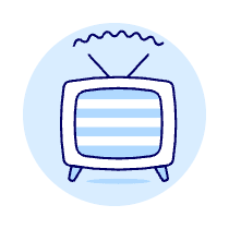 Television Vintage 1 Illustration from UX Duotone Set