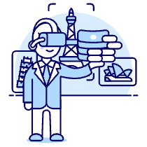Vr Investment 2 1 Illustration from UX Duotone Set