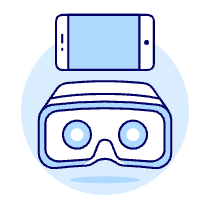 Vr Headset 2 Illustration from UX Duotone Set