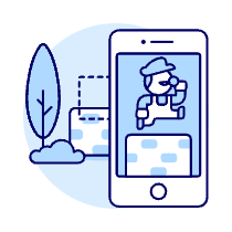 Ar Game Illustration from UX Duotone Set