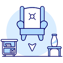 Vr Interior Design Illustration from UX Duotone Set