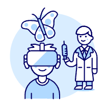 Vr Distractor 1 Illustration from UX Duotone Set