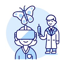 Vr Distractor 4 Illustration from UX Duotone Set