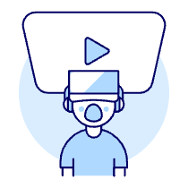 Vr Presentation 1 Illustration from UX Duotone Set