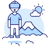 Vr Mountain 1 Illustration from UX Duotone Set