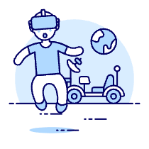 Vr Space 1 Illustration from UX Duotone Set