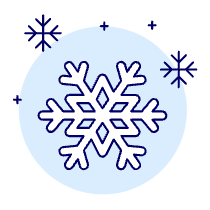 Snowflakes Illustration from UX Duotone Set