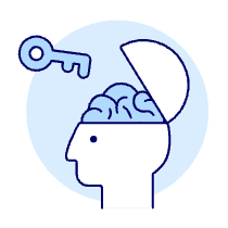 Unlock Brain Creativity 1 Illustration from UX Duotone Set