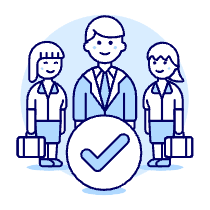 Coworkers 2 Illustration from UX Duotone Set