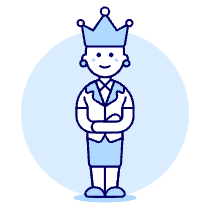 Manager Crown 2 Illustration from UX Duotone Set
