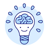 Lightbulb Brain 2 Illustration from UX Duotone Set