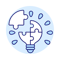 Lightbulb Puzzle Illustration from UX Duotone Set