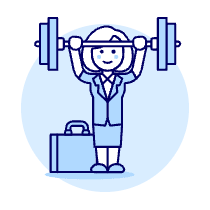 Work Barbell 6 Illustration from UX Duotone Set