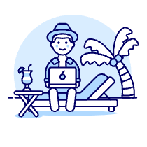 Nomad Freelance 1 1 Illustration from UX Duotone Set